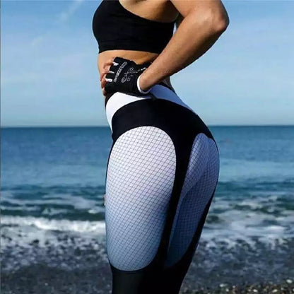 ❤Sensfeel Female Pop Style Contrast Color Leggings