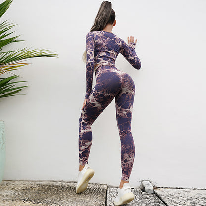 Sensfeel Female Seamless Gradient Tracksuits