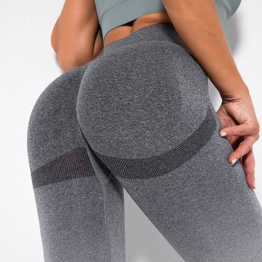 Cardiofashion Nahtlose Leggings mit Farbverlauf für Damen 