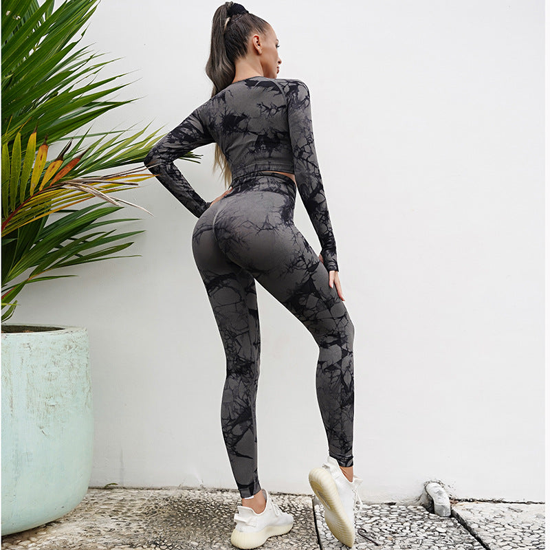 Sensfeel Female Seamless Gradient Tracksuits