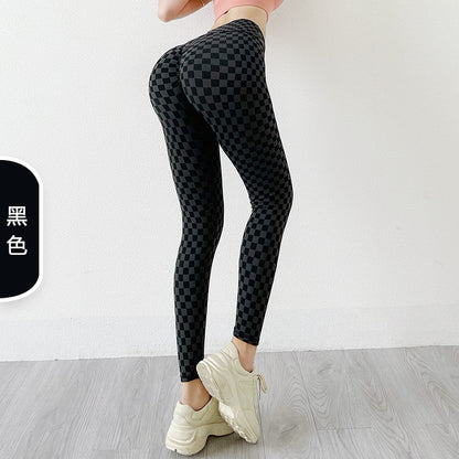 CardioFashion Damen Leggings mit hoher Taille und Hüftlift 